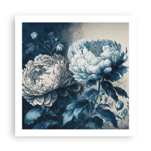 Poster - Bij elkaar passend paar - 60x60 cm