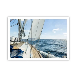 Poster - Ahoi, avontuur - 100x70 cm