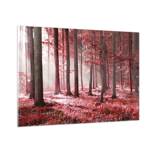 Schilderen op glas - Rood is net zo mooi - 100x70 cm