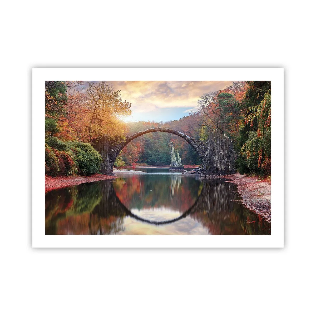 Poster - Aan de andere kant van de spiegel - 70x50 cm