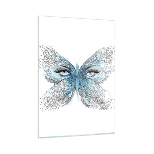 Schilderen op glas - Eros pimpelmees - 50x70 cm