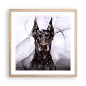 Een poster in een licht eiken lijst - Hooggeboren - 50x50 cm