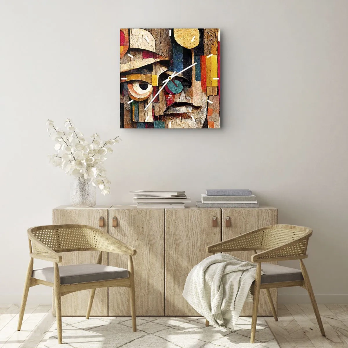 Wandklok - Klok - Ik zie je… - 40x40 cm