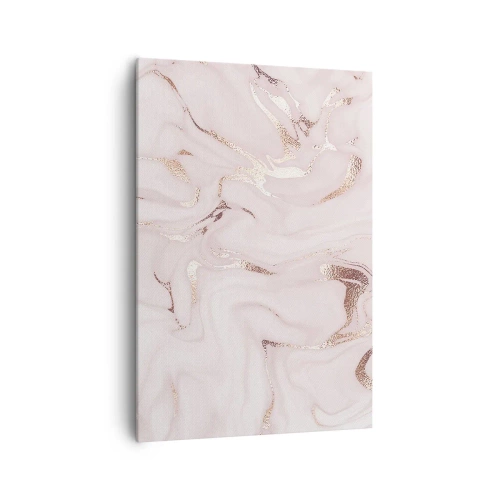 Schilderen op canvas - In een roze sjaal - 70x100 cm