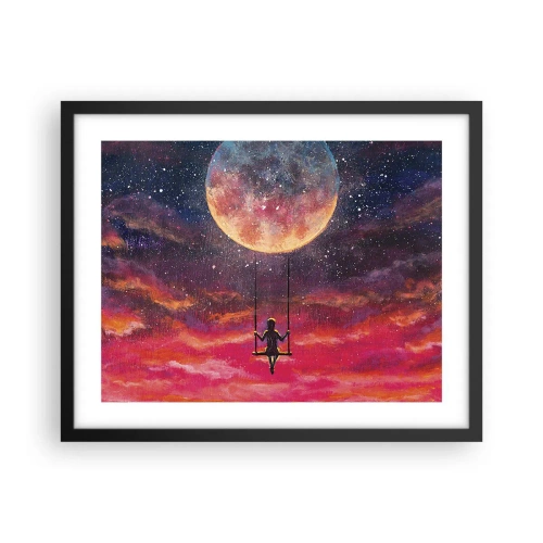 Poster in een zwarte lijst - Droom - 50x40 cm