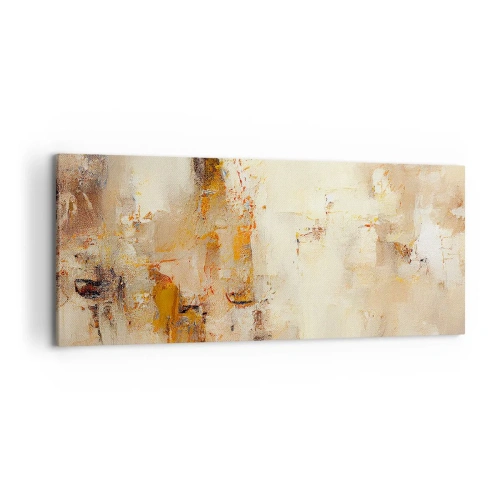Schilderen op canvas - Ziel van Amber - 120x50 cm