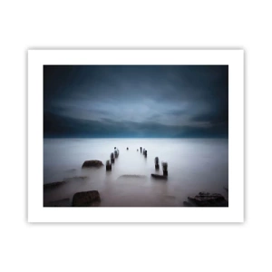 Poster - Peinzend meer - 50x40 cm