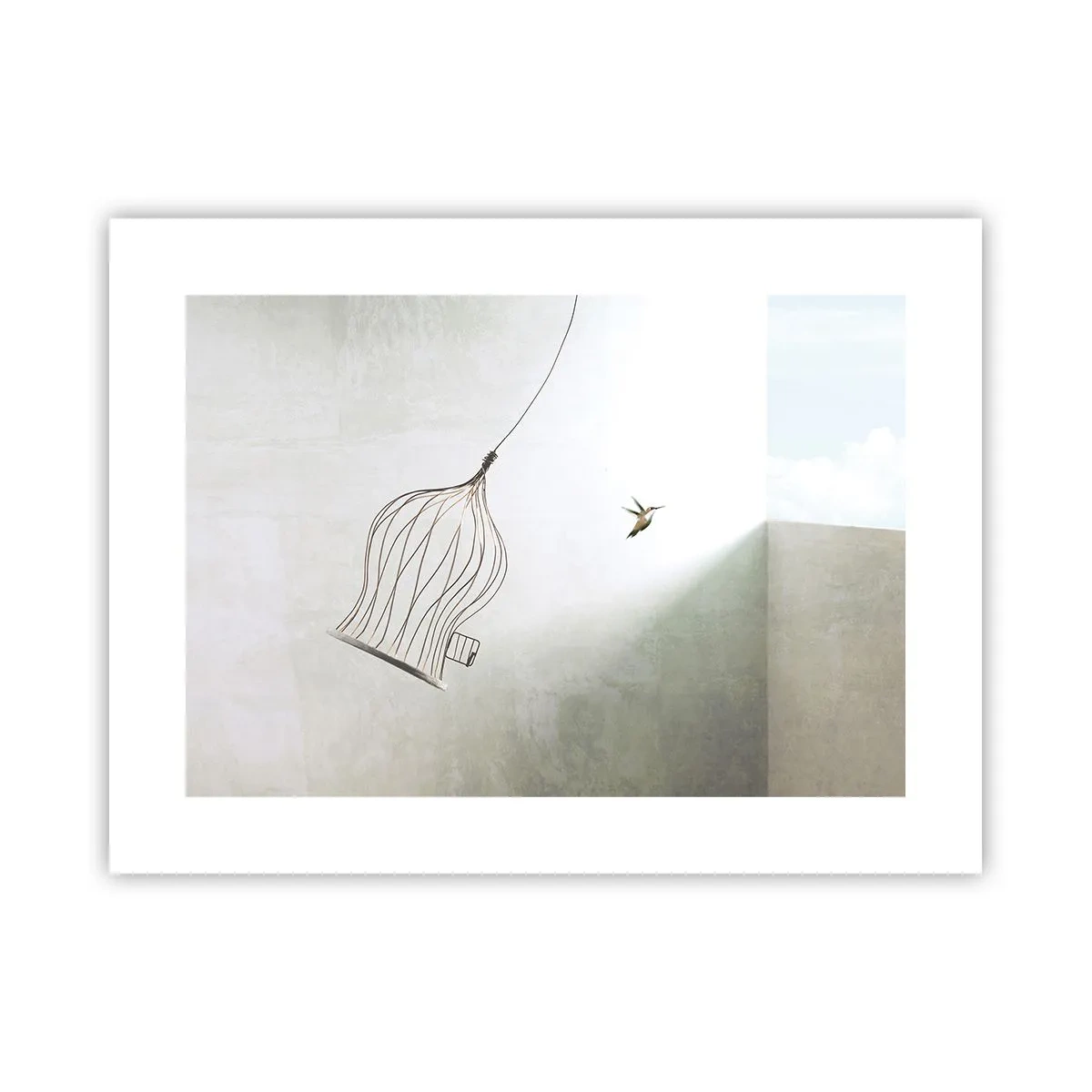 Poster - In je element - 40x30 cm