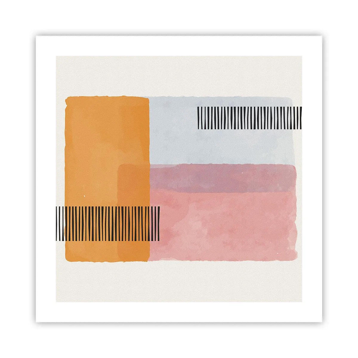 Poster - Van hoek tot hoek - 50x50 cm