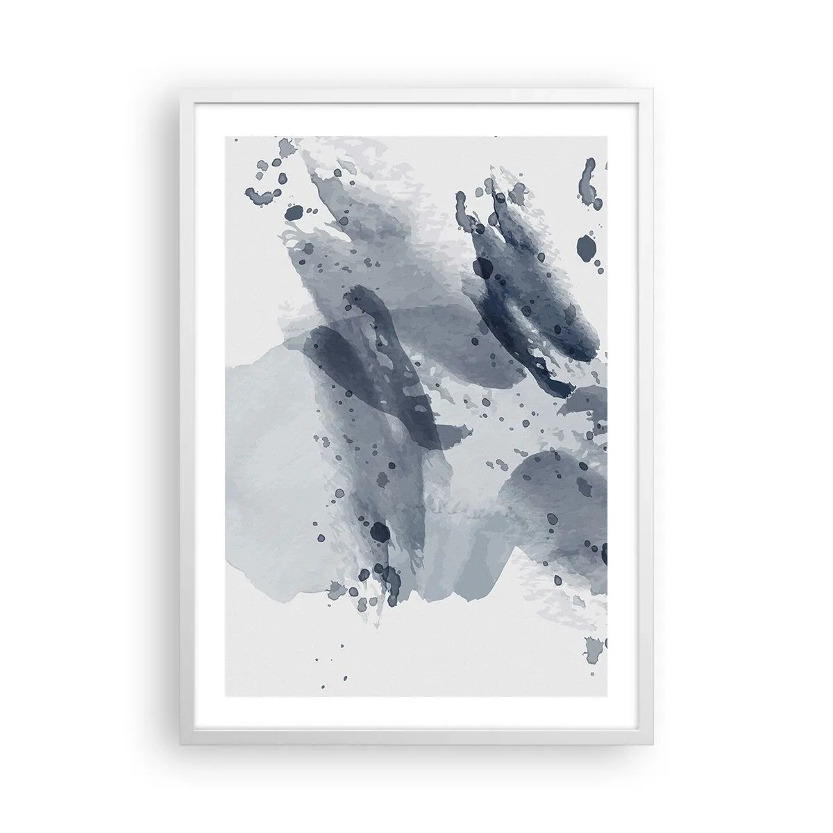 Poster in een witte lijst - Een onderzoek naar de aard van water - 50x70 cm