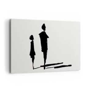 Schilderen op canvas - Zeker samen? - 100x70 cm