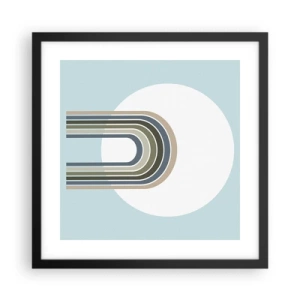 Poster in een zwarte lijst - Onweerstaanbare aantrekkingskracht - 40x40 cm