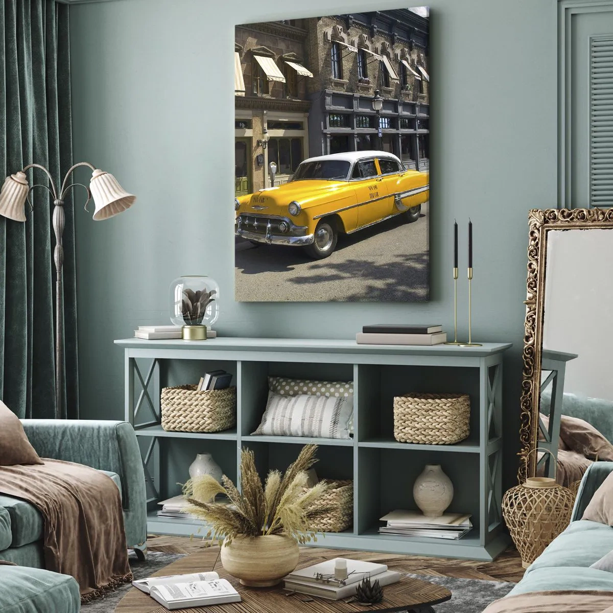Schilderen op canvas - Lang geleden in Amerika - 65x120 cm