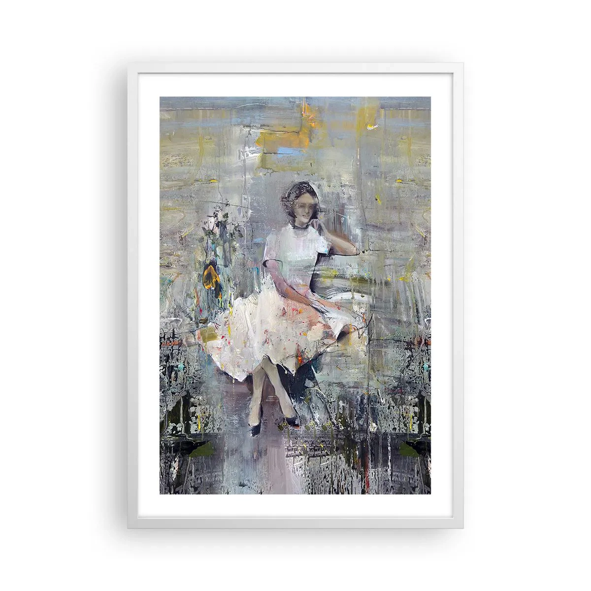 Poster in een witte lijst - Klassiek en modern - 50x70 cm