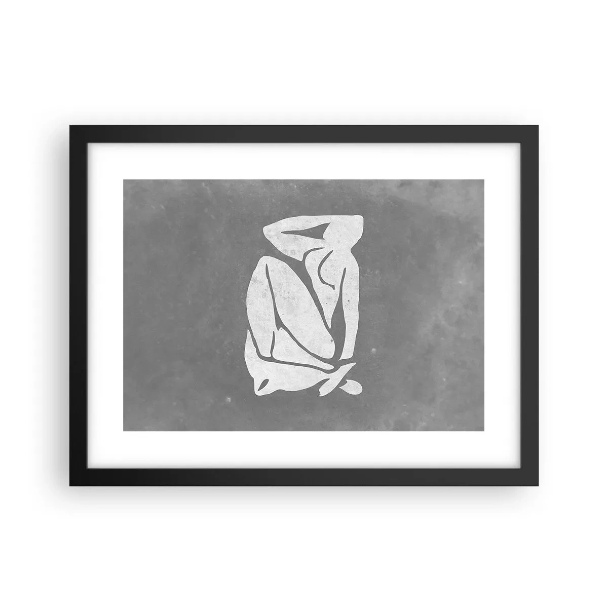 Poster in een zwarte lijst - In reflectie - 40x30 cm