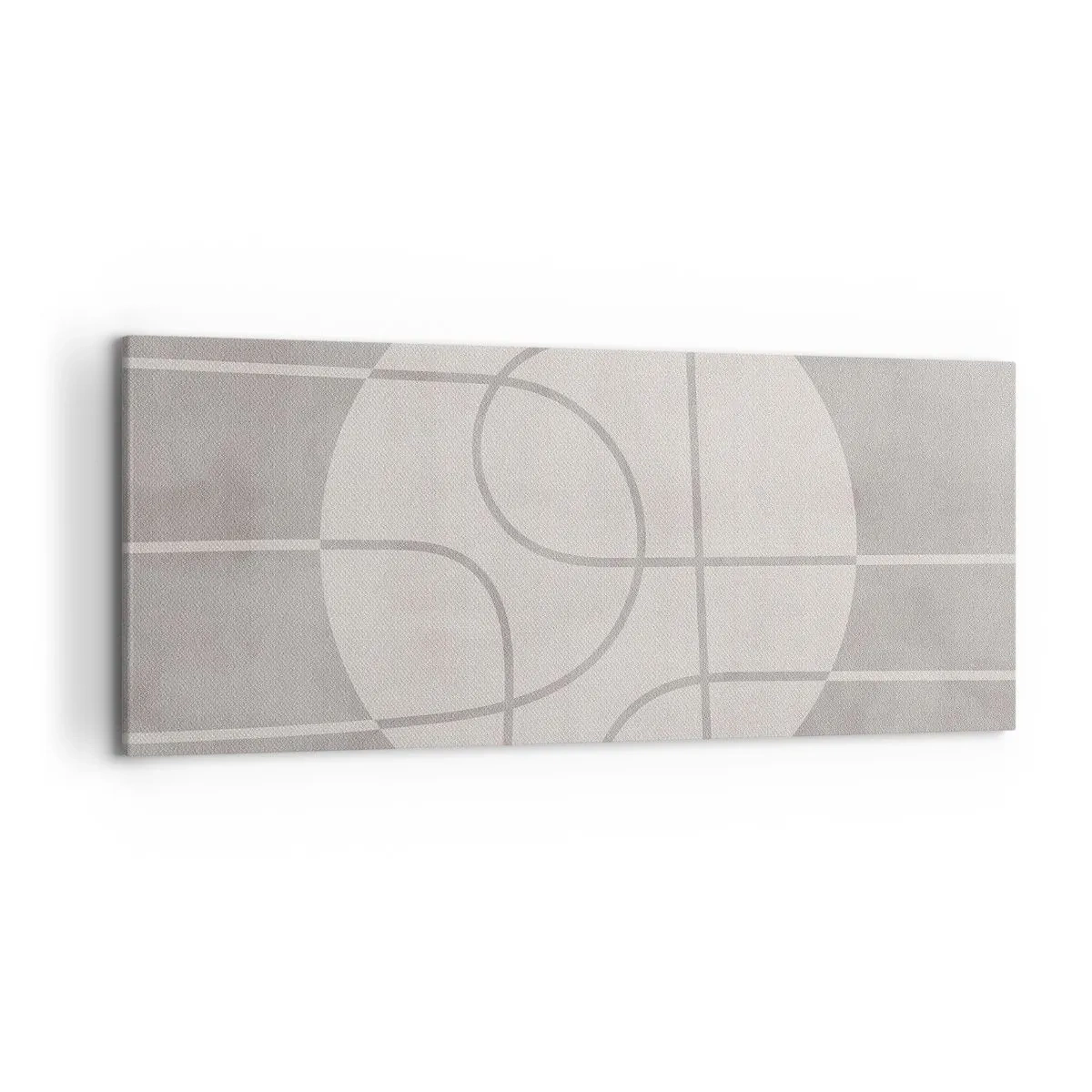 Schilderen op canvas - Rond en rechtdoor - 120x50 cm