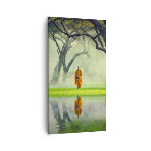 Schilderen op canvas - Op weg naar verlichting - 55x100 cm