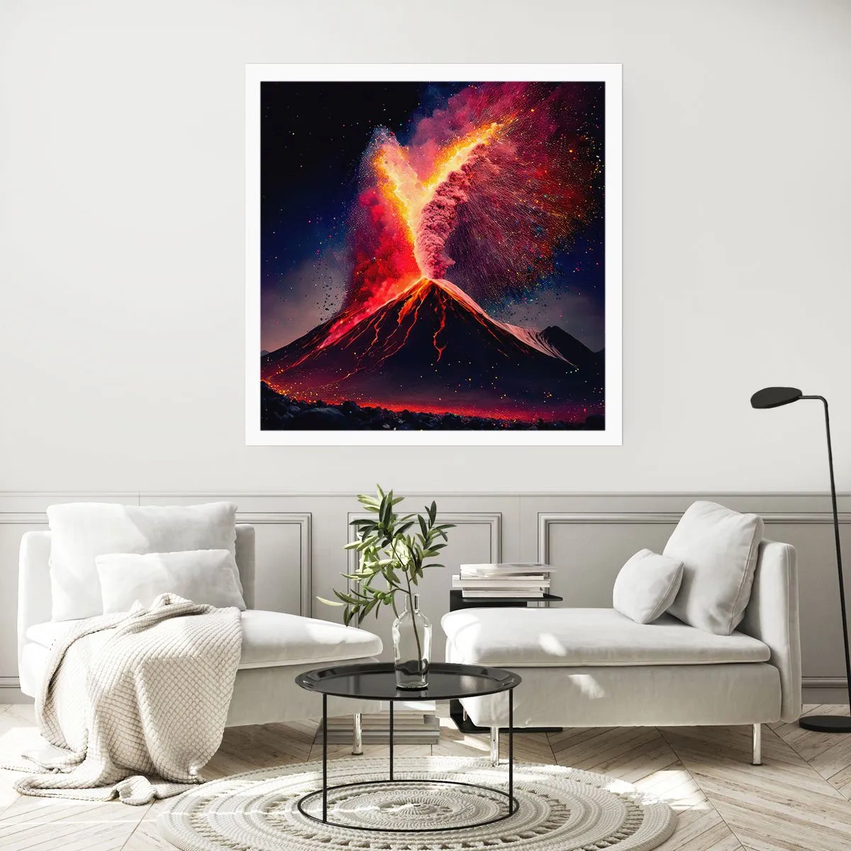 Poster - Schoonheid en verschrikking - 60x60 cm