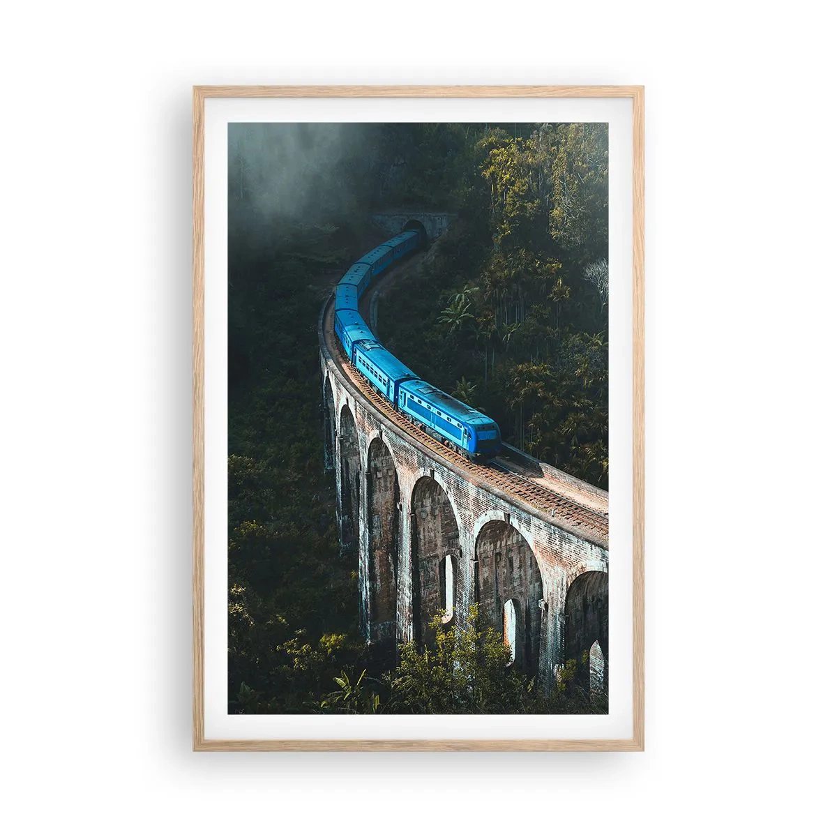 Een poster in een licht eiken lijst - Neiging tot natuur - 61x91 cm