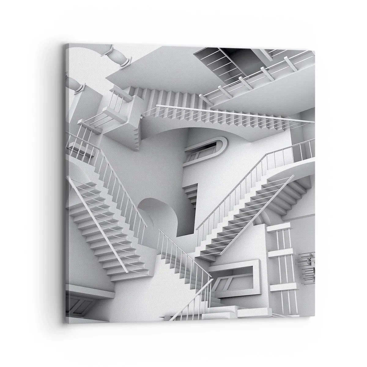 Schilderen op canvas - De paradoxen van de ruimte - 70x70 cm