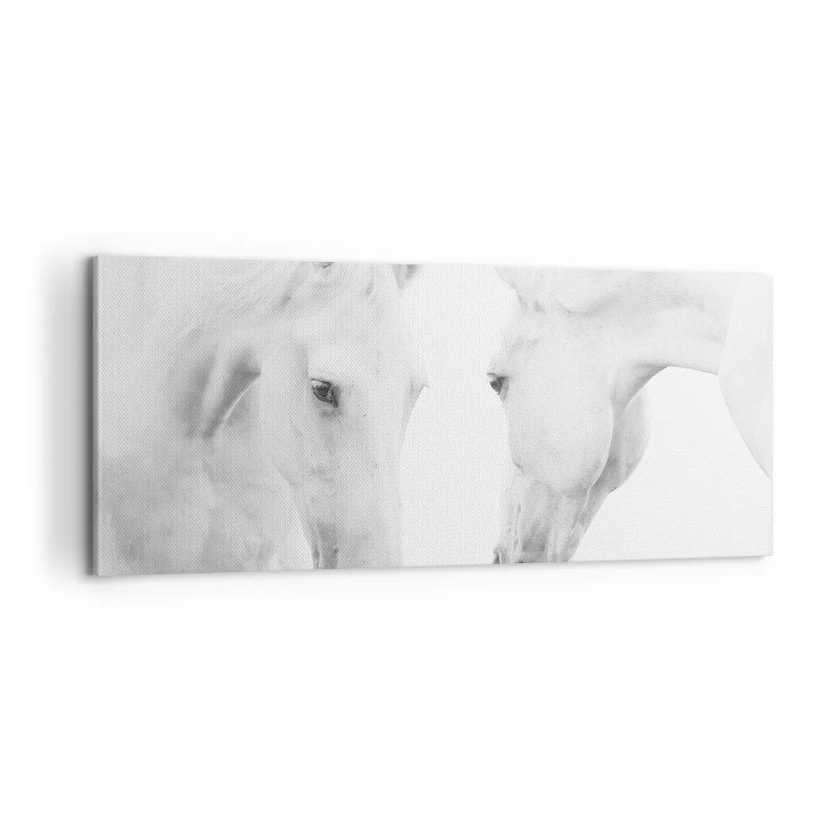 Schilderen op canvas - Is dit vriendschap...? - 100x40 cm