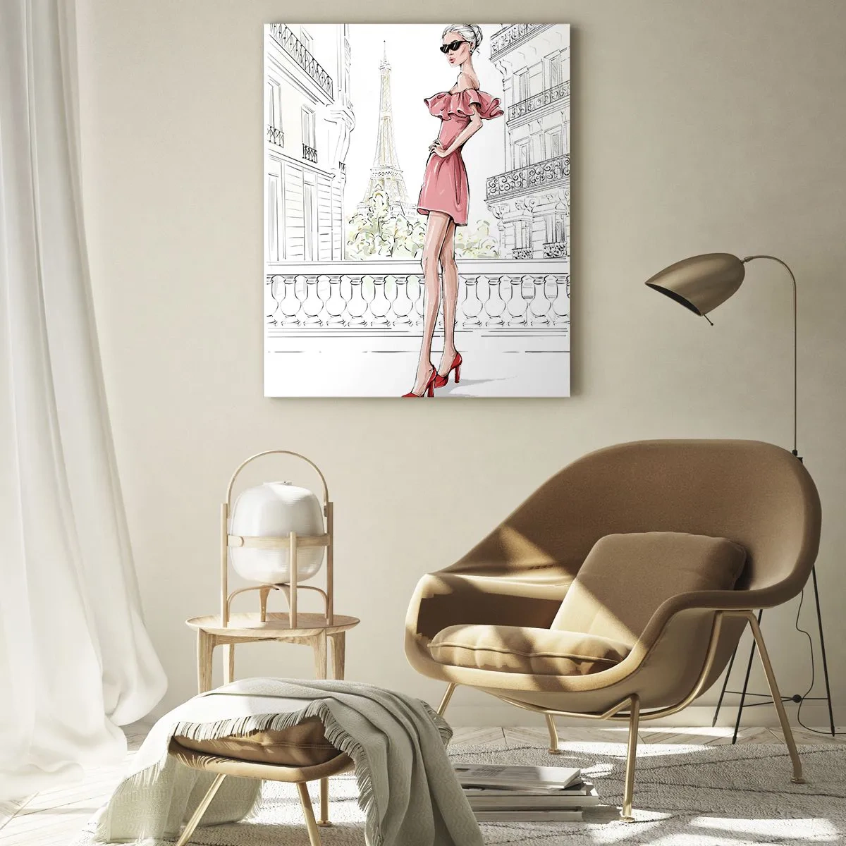 Schilderen op glas - Mode kunst - 80x120 cm