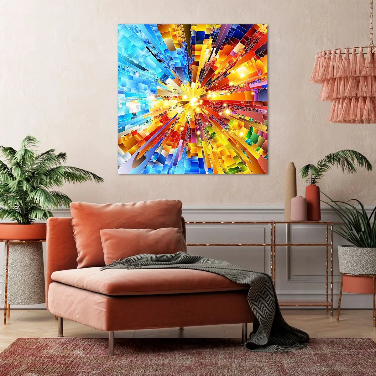 Schilderen op canvas - In medias res - 40x40 cm