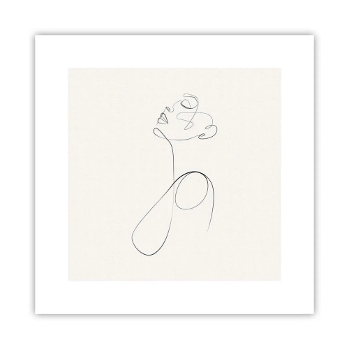 Poster - Loopt in dromen - 30x30 cm
