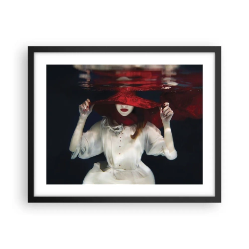 Poster in een zwarte lijst - Hatelijke godin in de Slavische mythologie - 50x40 cm