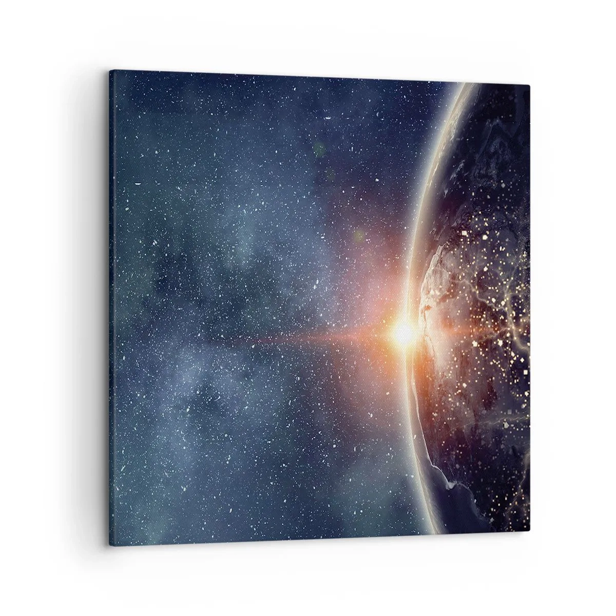 Schilderen op canvas - In een nieuw perspectief - 50x50 cm