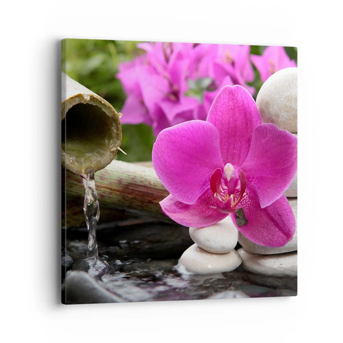 Schilderen op canvas - Je bent al aan het rusten - 40x40 cm