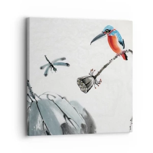 Schilderen op canvas - Het leven van de weide - 30x30 cm