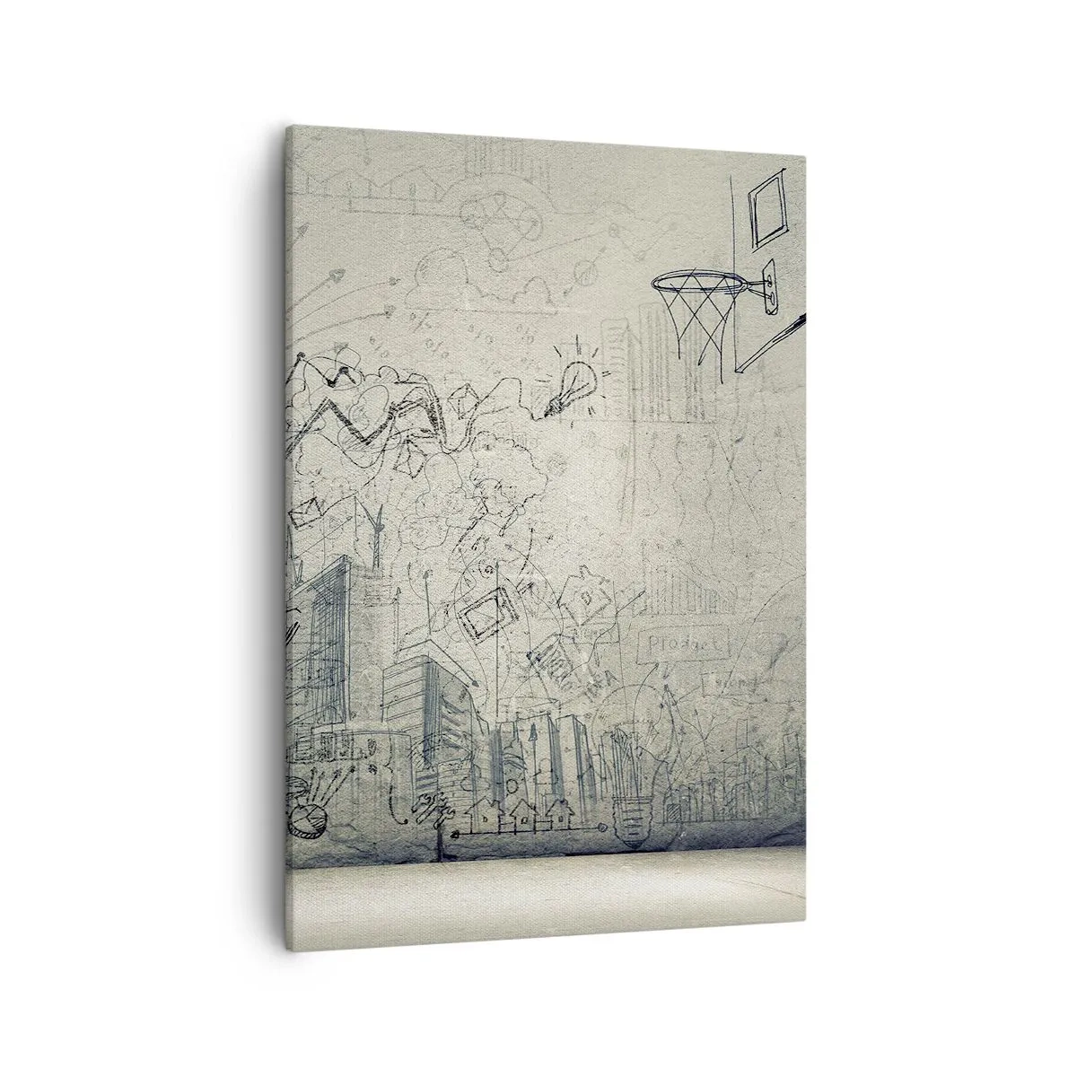 Schilderen op canvas - Mijn geweldige stadsleven - 50x70 cm
