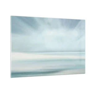 Schilderen op glas - Vrede tot aan de horizon - 100x70 cm