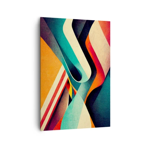 Schilderen op canvas - Intensieve compositie - 70x100 cm