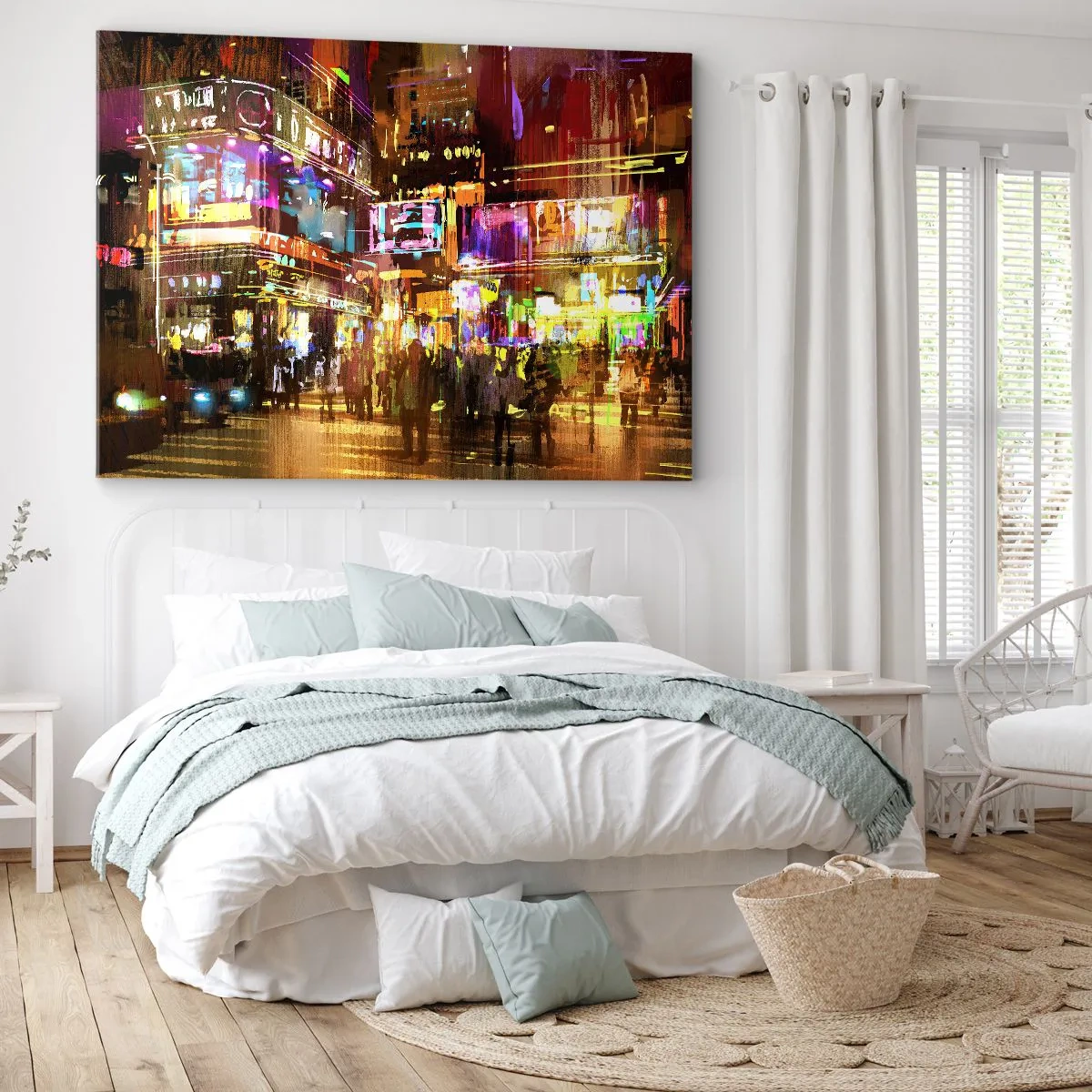 Schilderen op canvas - In een zee van licht - 100x70 cm