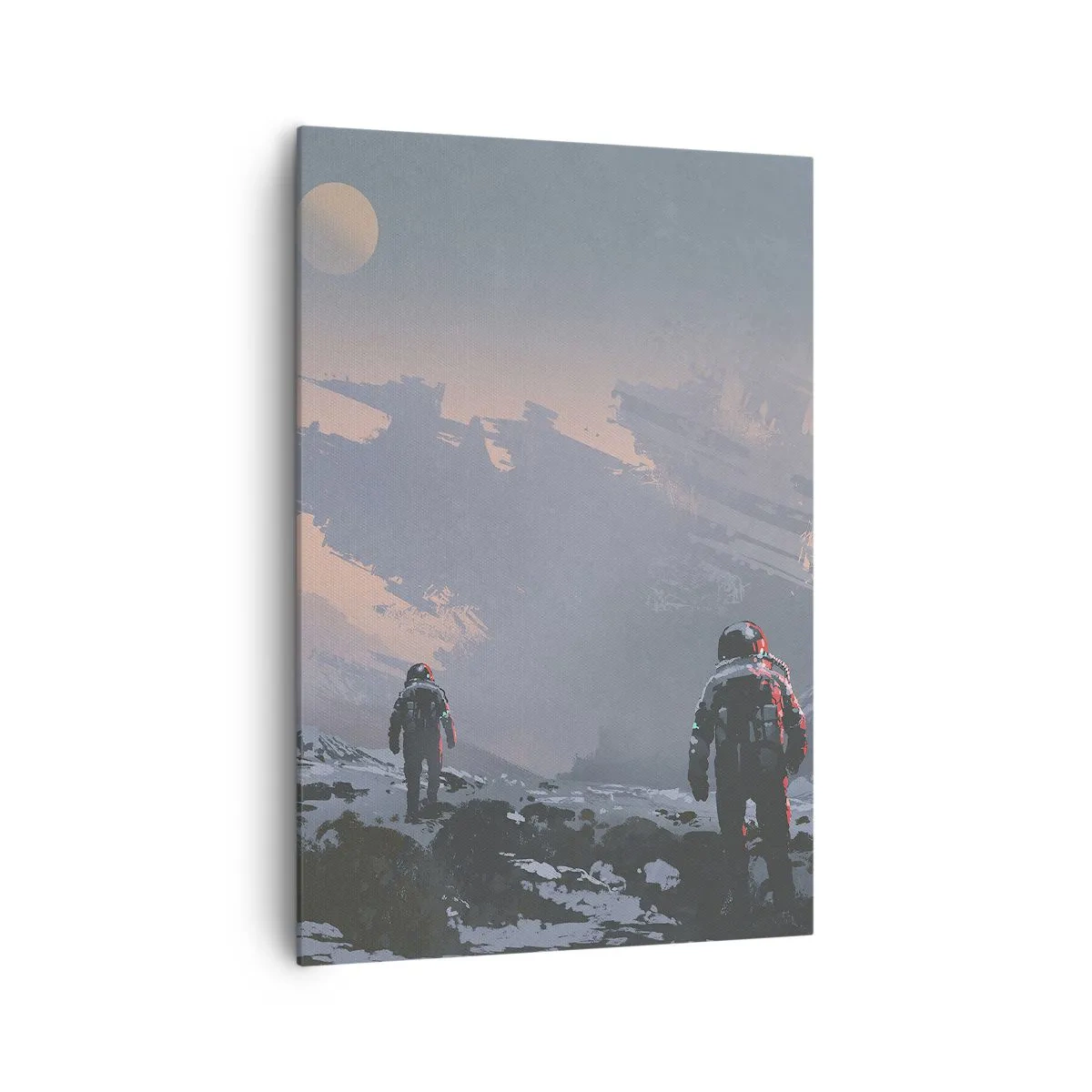 Schilderen op canvas - Onder een onbekende ster - 70x100 cm