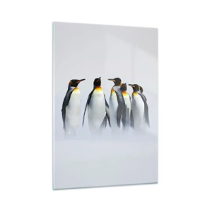 Schilderen op glas - Ontmoeting in avondjurken - 50x70 cm