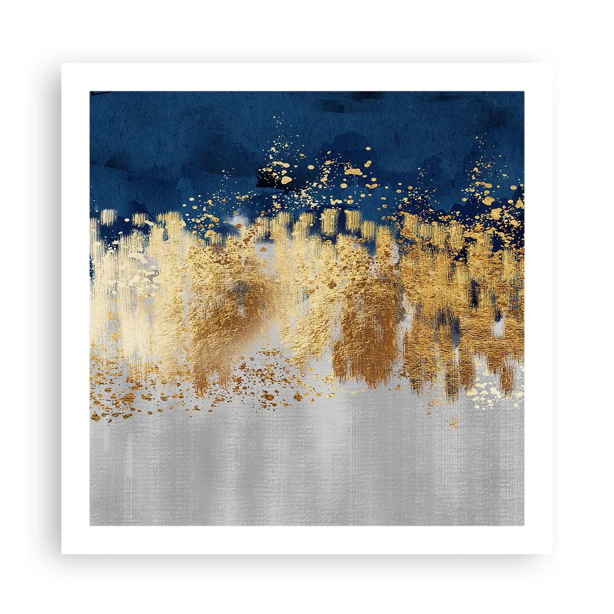 Poster - Een moderne compositie met sprankeling - 60x60 cm