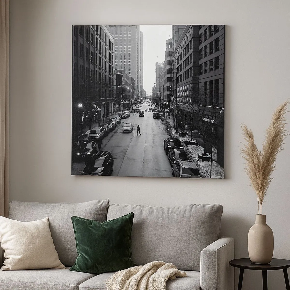 Schilderen op canvas - Een andere dag zoals elke andere dag - 30x30 cm