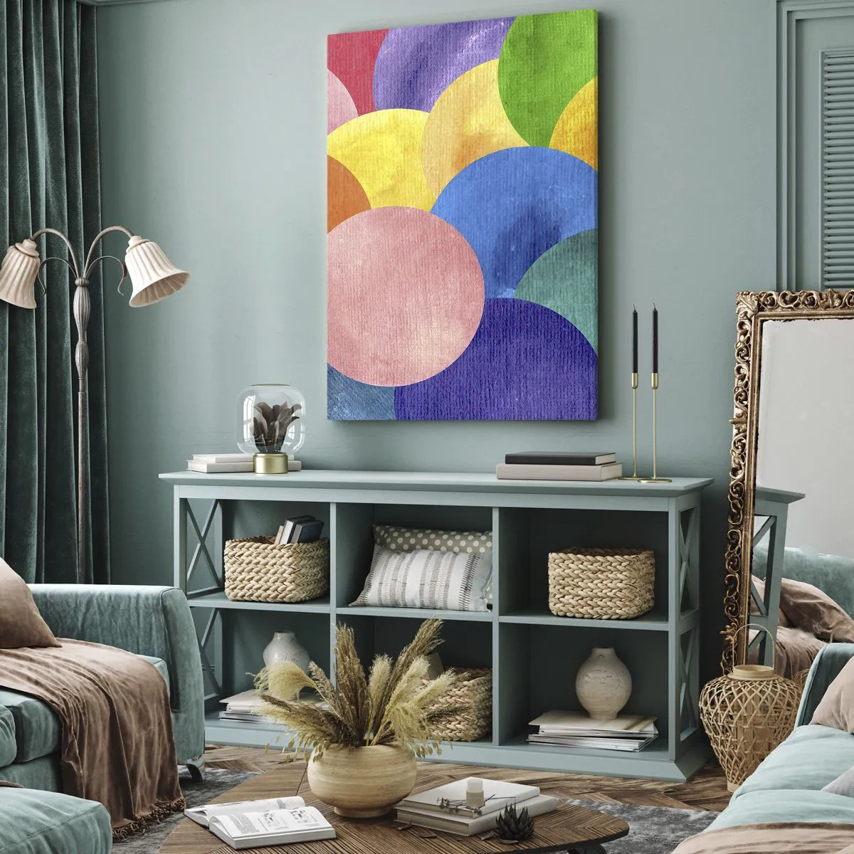 Schilderen op canvas - De oorspronkelijke volheid van het leven - 70x100 cm