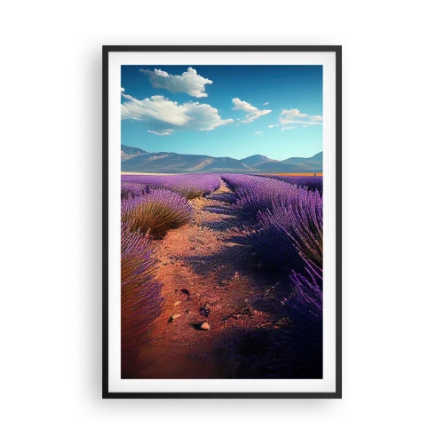 Poster in een zwarte lijst - Geurige velden - 61x91 cm
