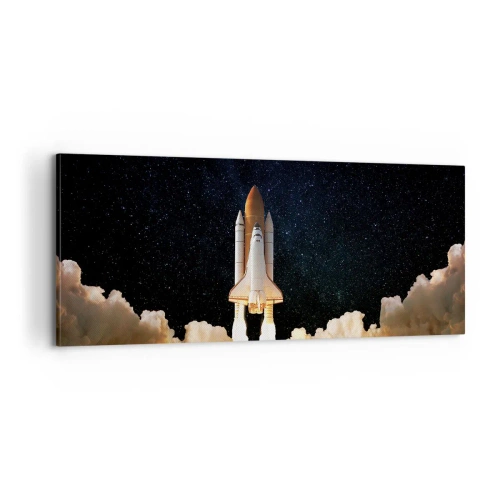 Schilderen op canvas - Advertentie astra! - 100x40 cm