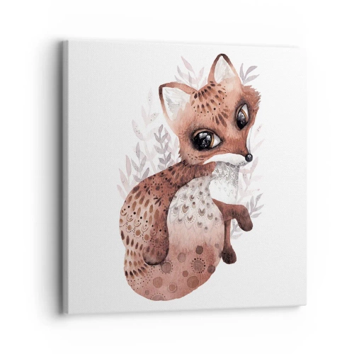 Schilderen op canvas - Houd er gewoon van - 30x30 cm