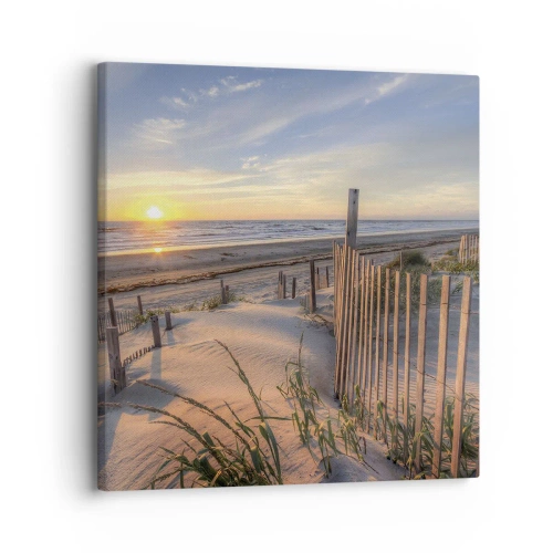 Schilderen op canvas - Glans en schaduw van de wind - 30x30 cm