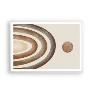 Poster in een witte lijst - In een sterrenstelsel ver, ver weg - 100x70 cm