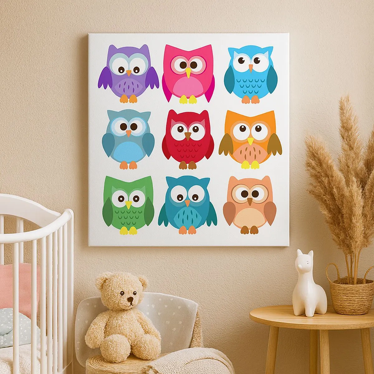 Schilderen op canvas - Anders zjn kan grappig zijn - 30x30 cm