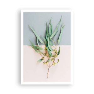 Poster - Subtiliteit in pastelkleuren - 70x100 cm