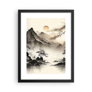 Poster in een zwarte lijst - De unieke charme van het Oosten - 30x40 cm