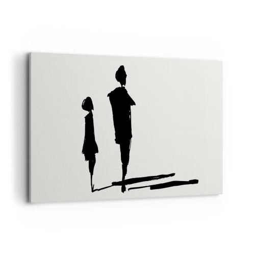 Schilderen op canvas - Zeker samen? - 100x70 cm